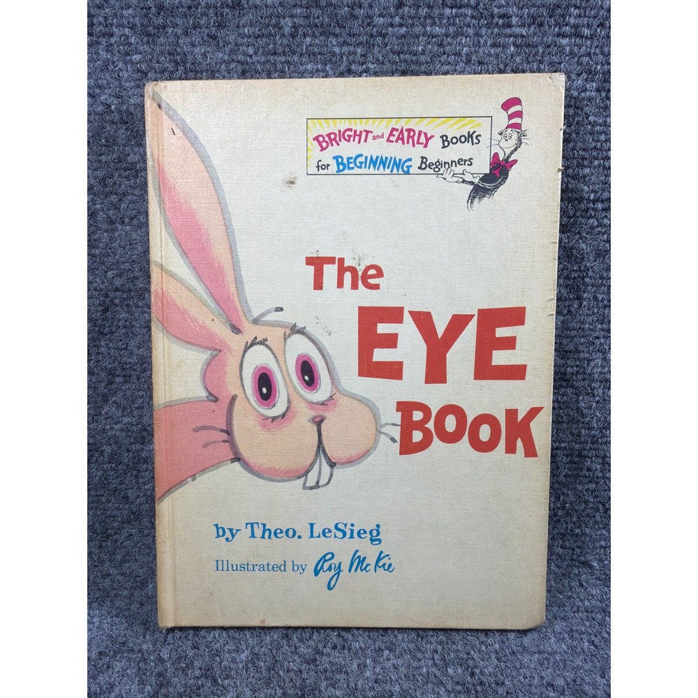 Dr. Seuss Vintage Hardcover Book Club Edition The Eye Bookā 1968